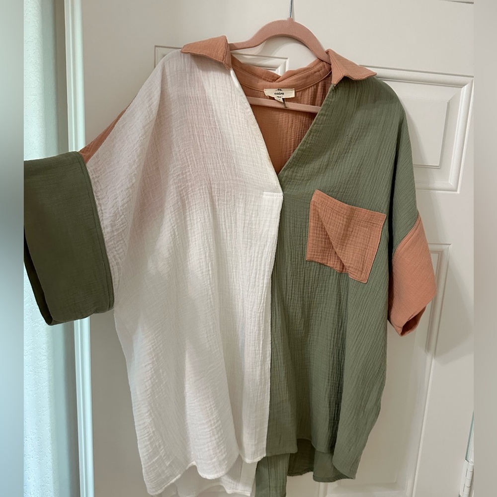 Oversized linen tshirt